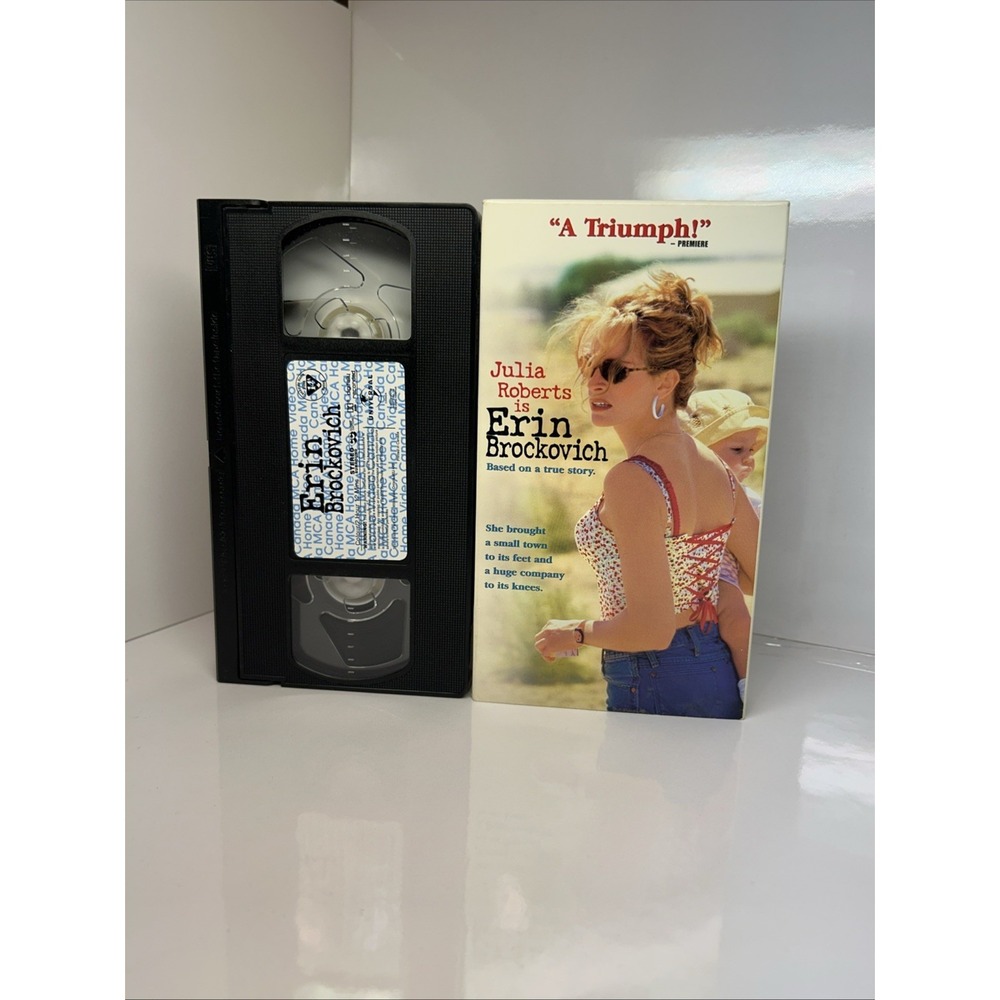 Erin Brockovich (2000, VHS) Julia Roberts Iconic‎ Feminist Law